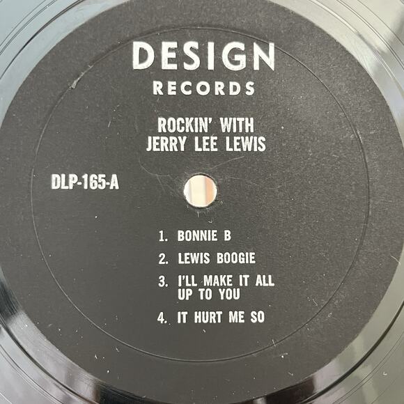 Rockin' With Jerry Lee Lewis Vinyl LP 1962 Design Records DLP-165 - Picture 4 of 15
